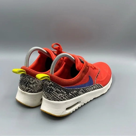 Nike Women's Air Max Thea LX Snakeskin Red Blue White - Picture 2 of 4